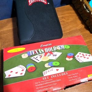 Bicycle Poker chips and Texas Hold'em chips